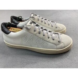 P448‎ Shoes Womens 42 John White Leather You Can Surf Later Sneakers Italy
